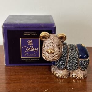 De Rosa Mini Figure Rhino Rhinosarus Handcrafted Made in Uruguay Folk Art